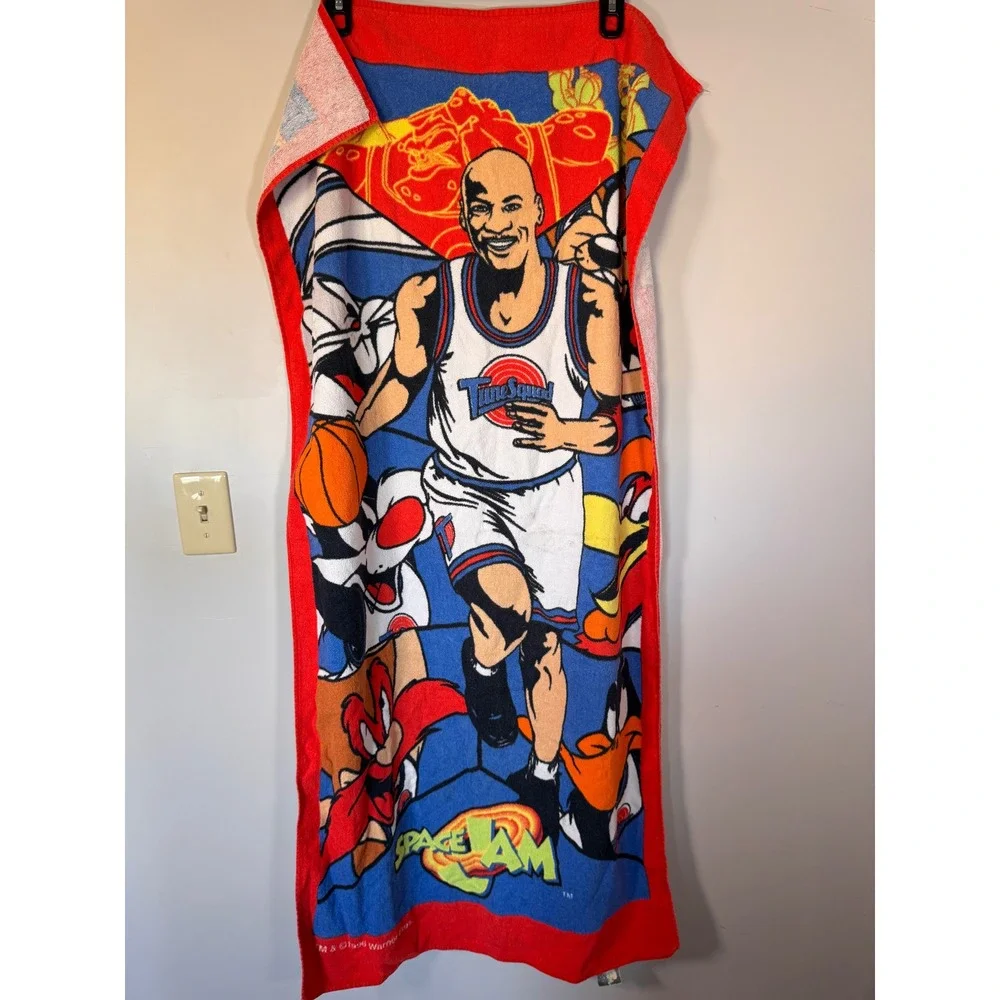 Space Jam Michael Jordan Tune Squad Beach Towel Vintage 1996